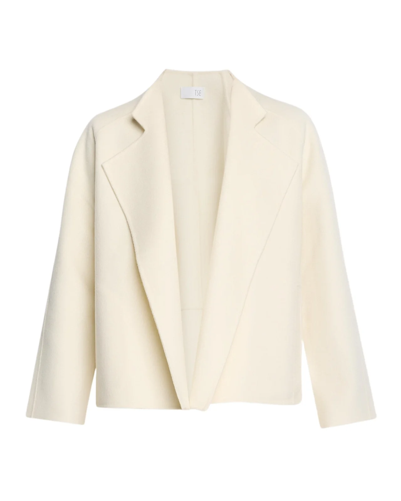 TSE Cashmere Double-Faced Cashmere Open Jacket