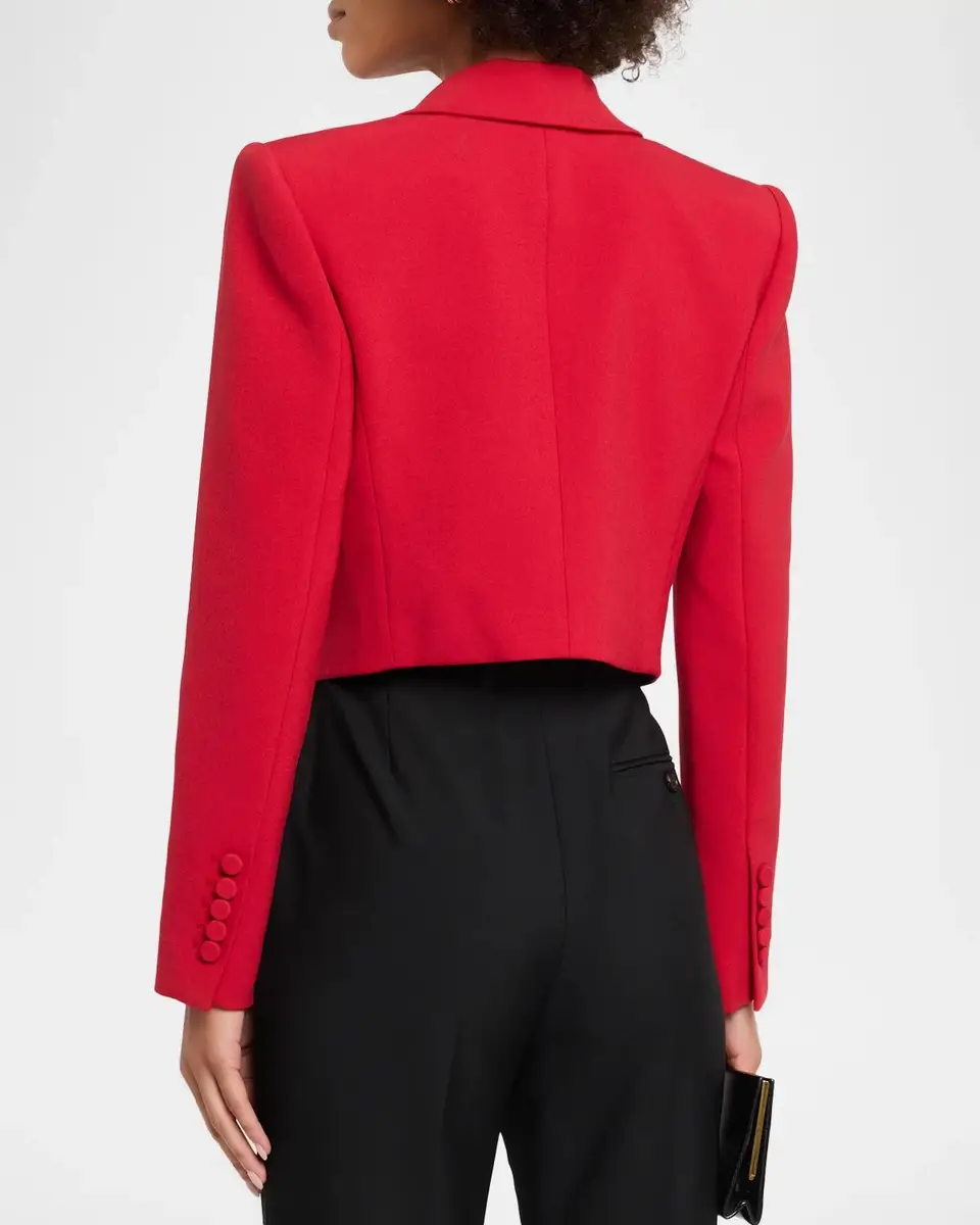 Ungaro Bria Cropped Peak-Lapel Jacket | Thumbnail 3 Ungaro Bria Cropped Peak-Lapel Jacket | Thumbnail 3