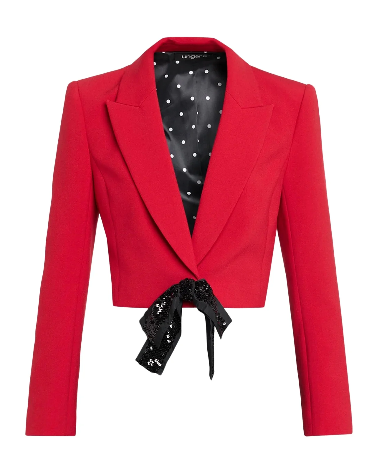 Ungaro Bria Cropped Peak-Lapel Jacket