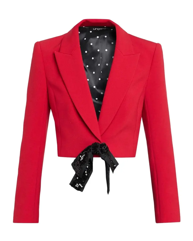 Ungaro Bria Cropped Peak-Lapel Jacket