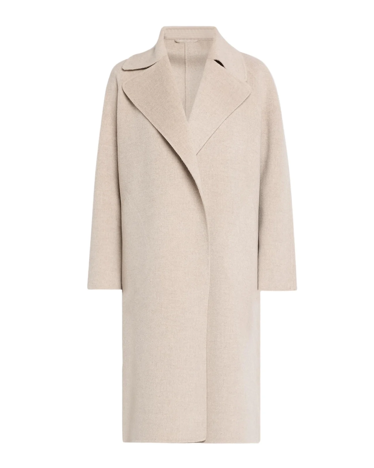 TSE Cashmere Double-Faced Cashmere Long Wrap Coat