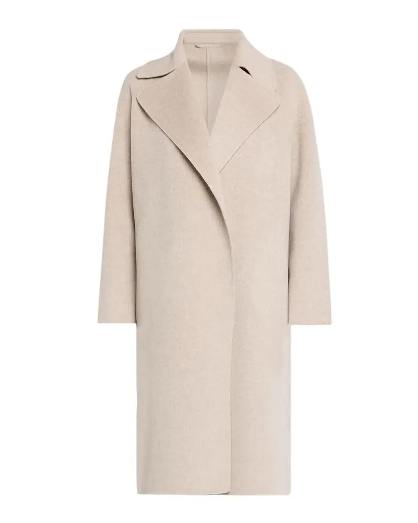TSE Cashmere Double-Faced Cashmere Long Wrap Coat