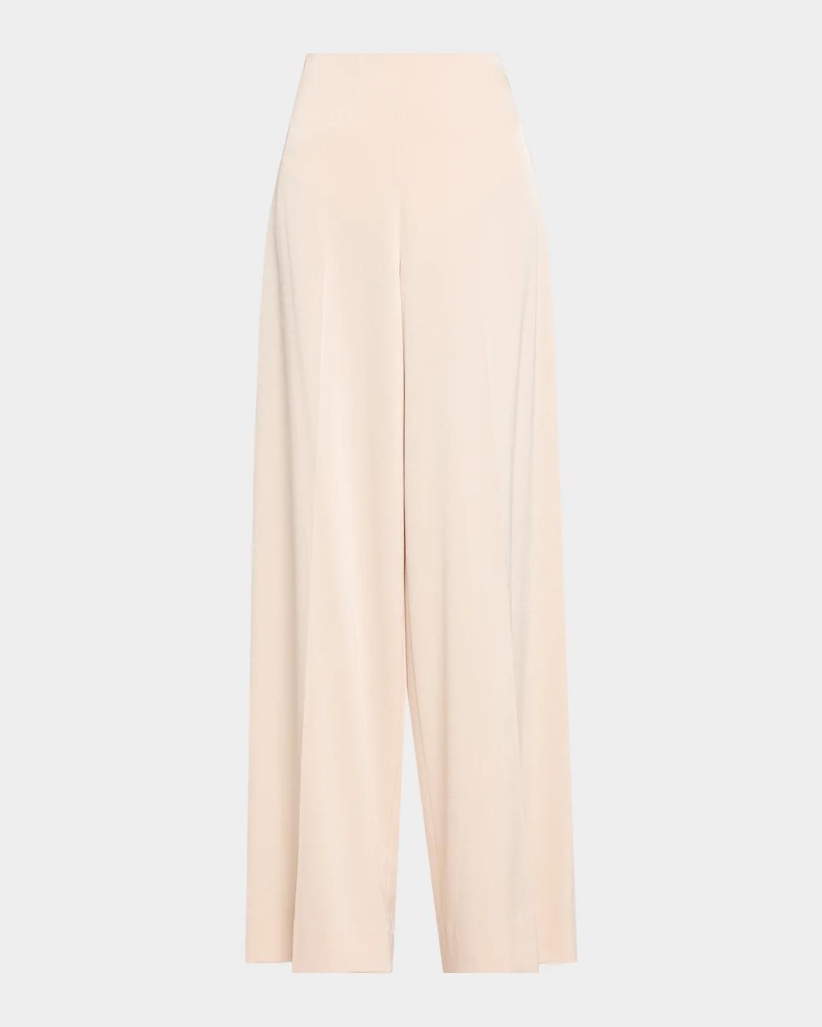 Kai Wide-Leg Satin Pants Kai Wide-Leg Satin Pants