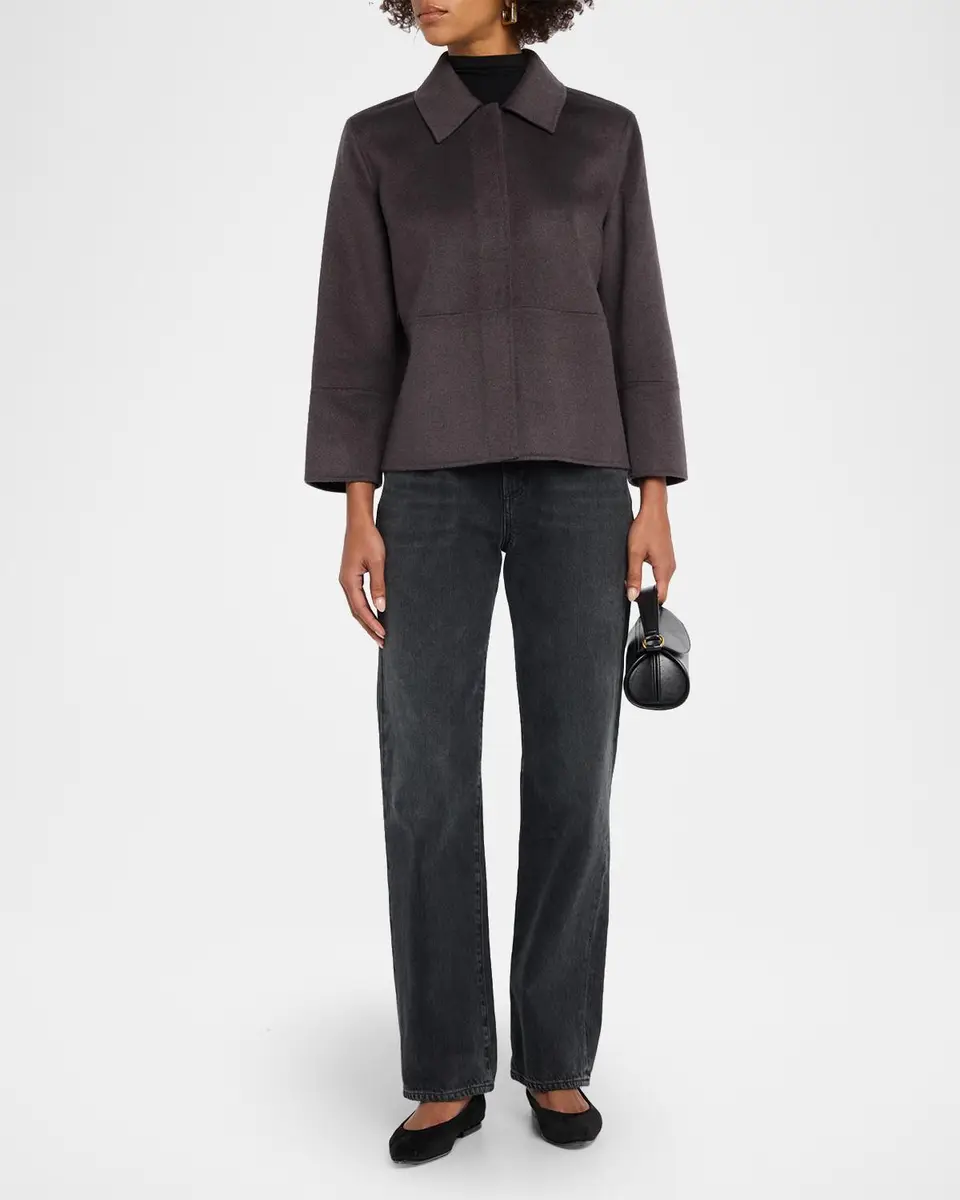 TSE Cashmere Double-Faced Cashmere Short Jacket | Thumbnail 2 TSE Cashmere Double-Faced Cashmere Short Jacket | Thumbnail 2
