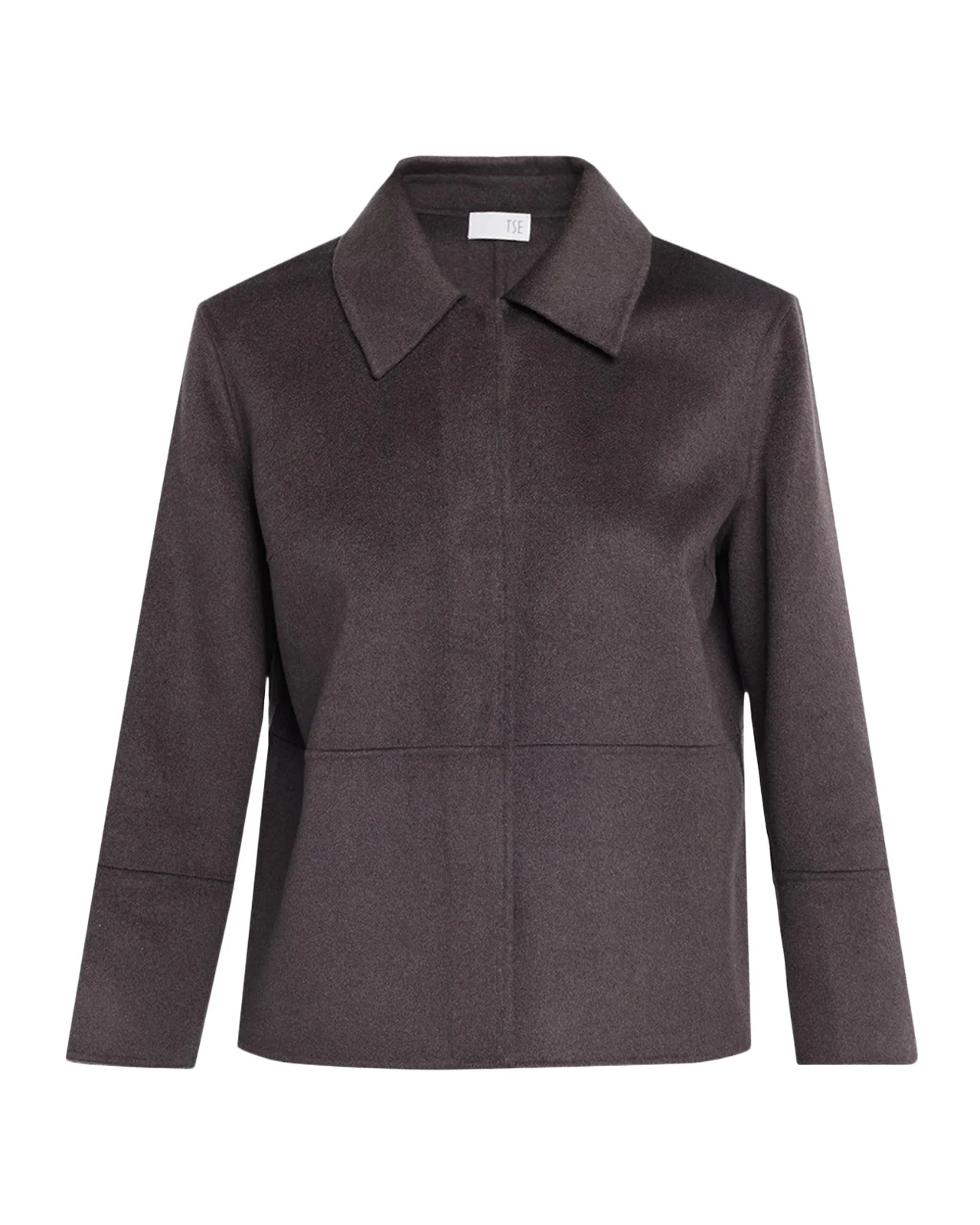 TSE Cashmere Double-Faced Cashmere Short Jacket