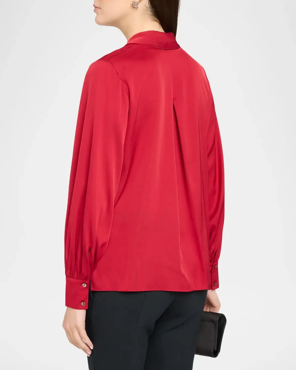 Ungaro Ella Tie-Neck Silk Blouse | Thumbnail 3 Ungaro Ella Tie-Neck Silk Blouse | Thumbnail 3
