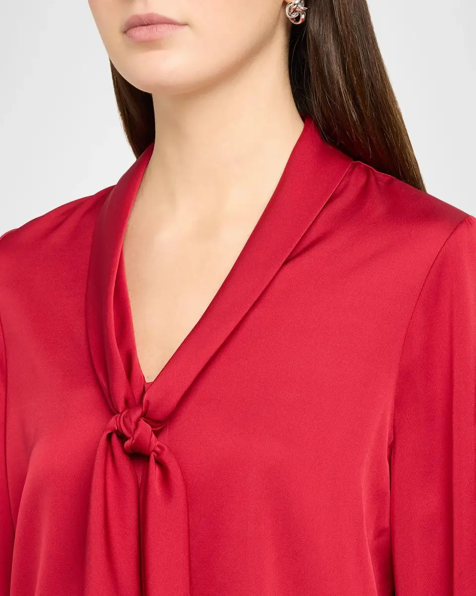 Ungaro Ella Tie-Neck Silk Blouse | Thumbnail 5 Ungaro Ella Tie-Neck Silk Blouse | Thumbnail 5