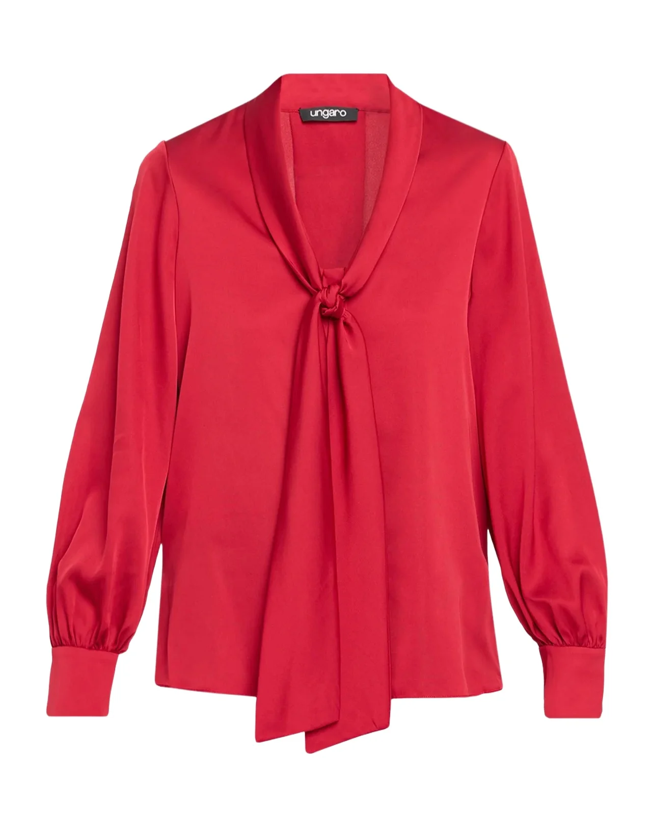 Ungaro Ella Tie-Neck Silk Blouse