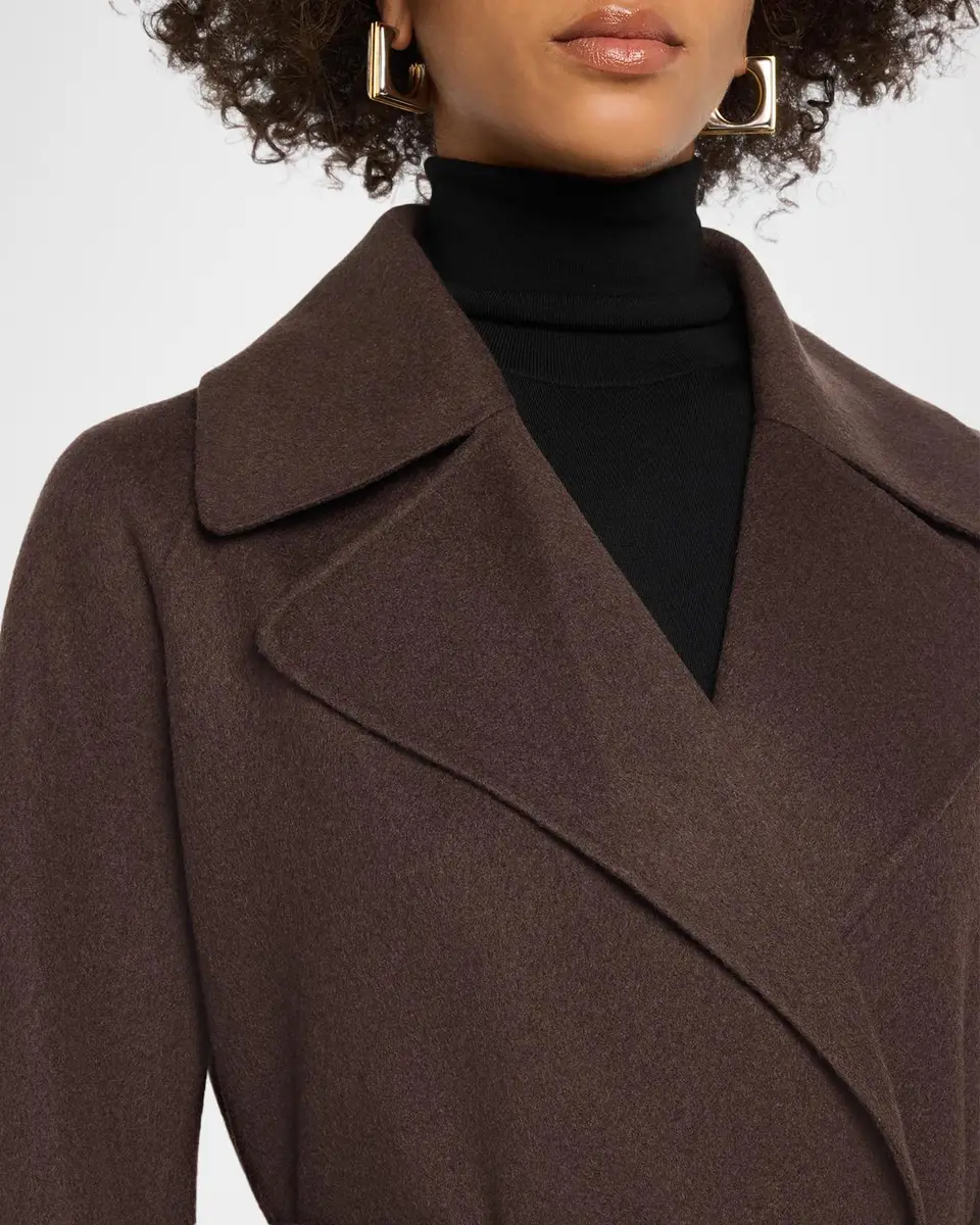 TSE Cashmere Double-Faced Cashmere Long Wrap Coat | Thumbnail 5 TSE Cashmere Double-Faced Cashmere Long Wrap Coat | Thumbnail 5