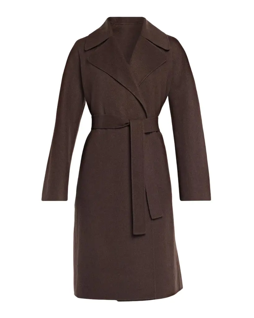TSE Cashmere Double-Faced Cashmere Long Wrap Coat