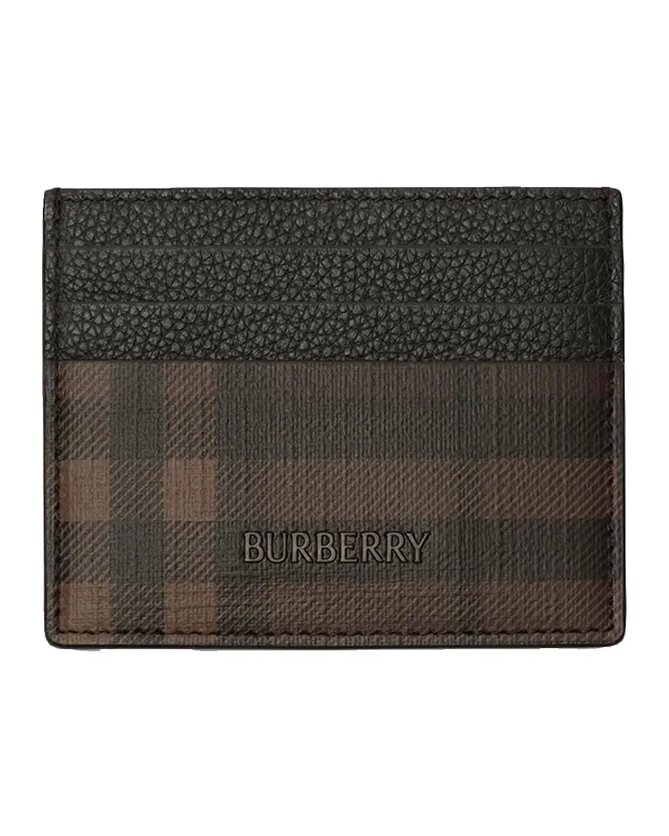 Burberry Men's Canvas and Leather Check Card Case | Thumbnail 3 Burberry Men's Canvas and Leather Check Card Case | Thumbnail 3