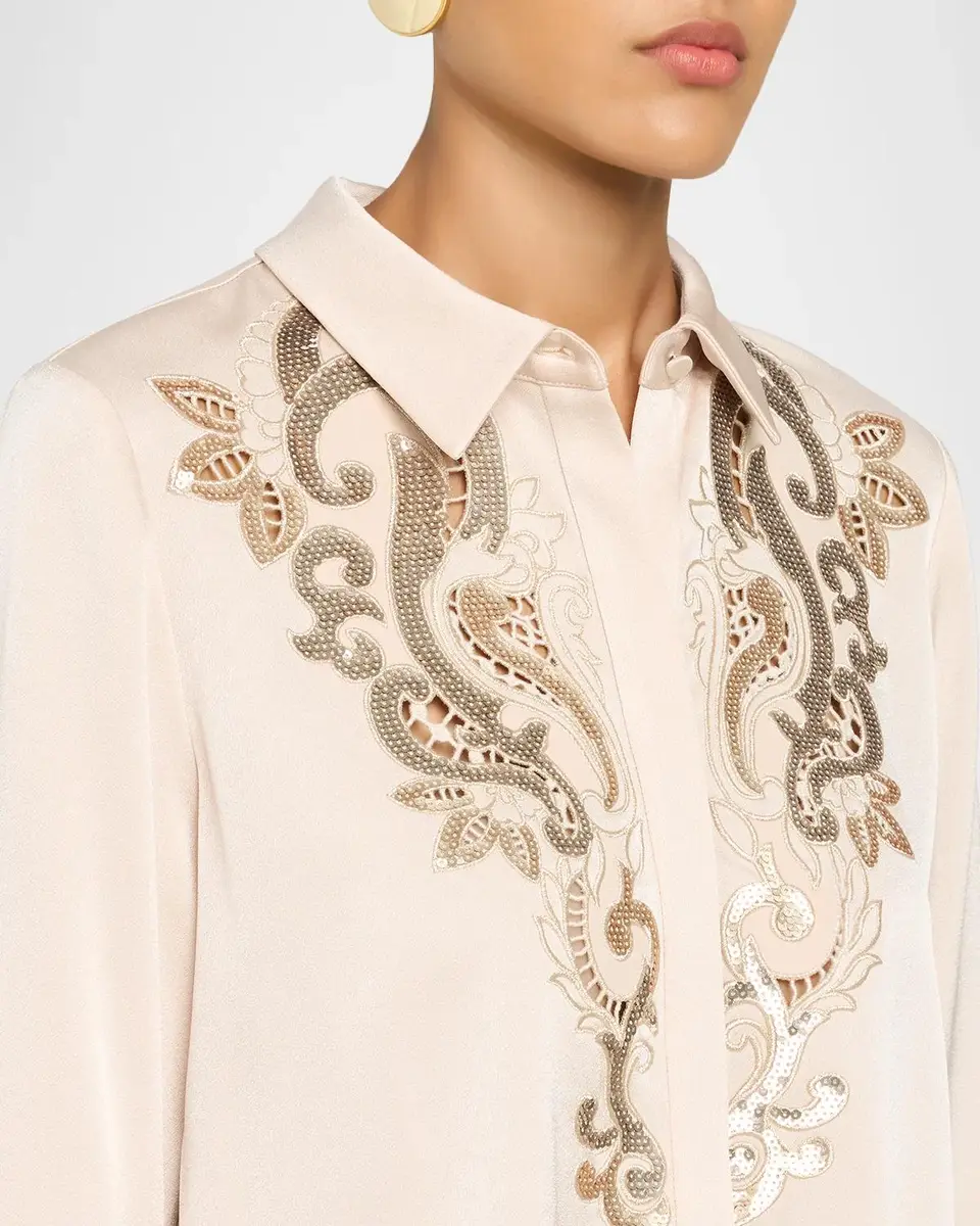 Ungaro Adele Sequin-Embroidered Blouse | Thumbnail 5 Ungaro Adele Sequin-Embroidered Blouse | Thumbnail 5