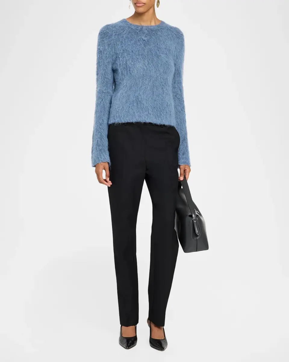 Vince Brushed Alpaca Crewneck Sweater | Thumbnail 2 Vince Brushed Alpaca Crewneck Sweater | Thumbnail 2