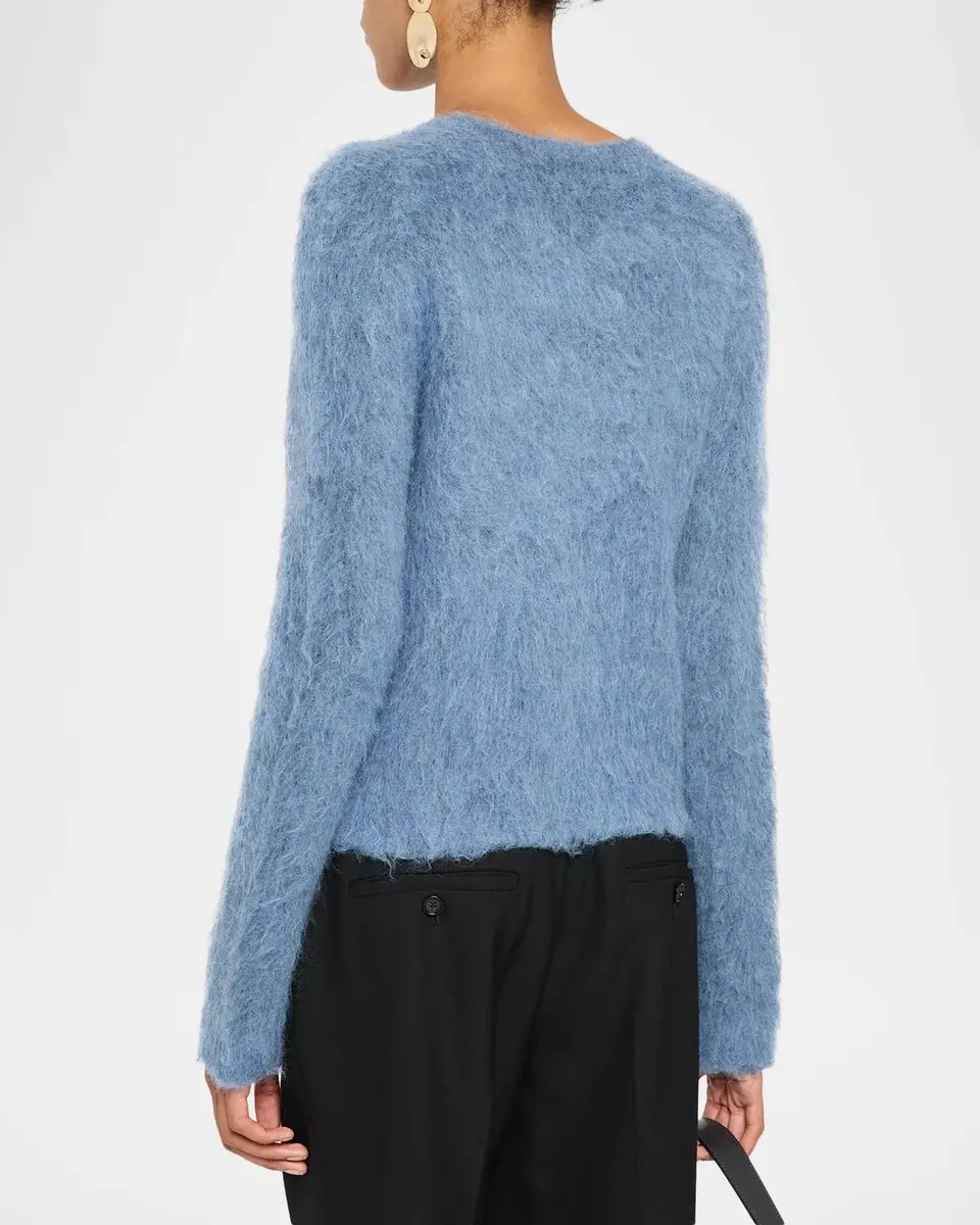 Vince Brushed Alpaca Crewneck Sweater | Thumbnail 3 Vince Brushed Alpaca Crewneck Sweater | Thumbnail 3