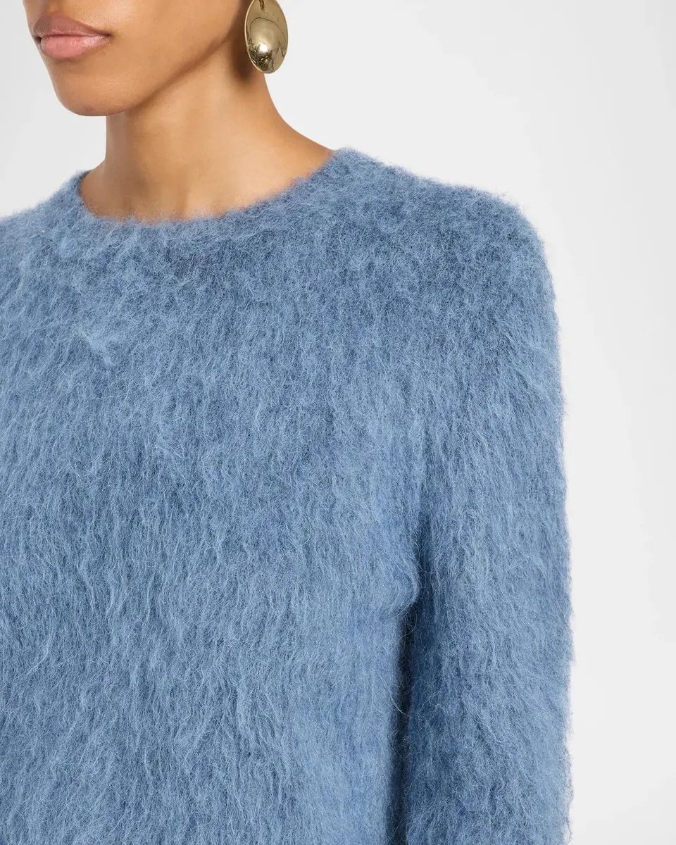 Vince Brushed Alpaca Crewneck Sweater | Thumbnail 5 Vince Brushed Alpaca Crewneck Sweater | Thumbnail 5