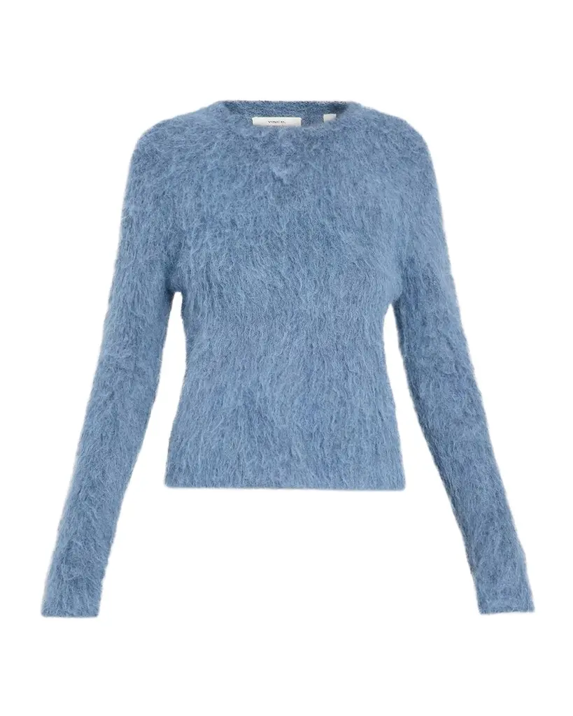 Vince Brushed Alpaca Crewneck Sweater