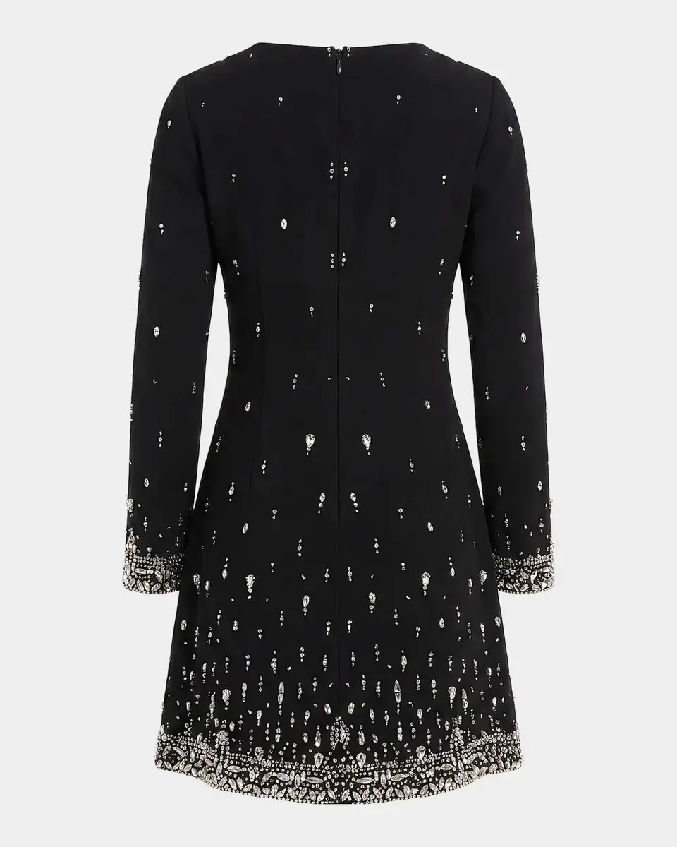 Mac Duggal Embellished Crêpe Mini Dress | Thumbnail 6