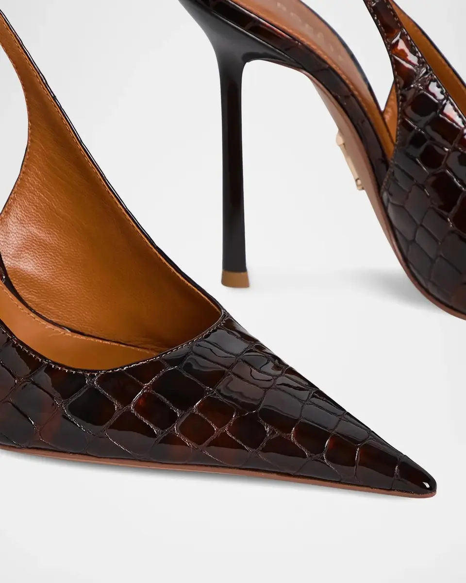 Retrofête Carrie 110MM Patent Leather Slingback Pumps | Thumbnail 4 Retrofête Carrie 110MM Patent Leather Slingback Pumps | Thumbnail 4