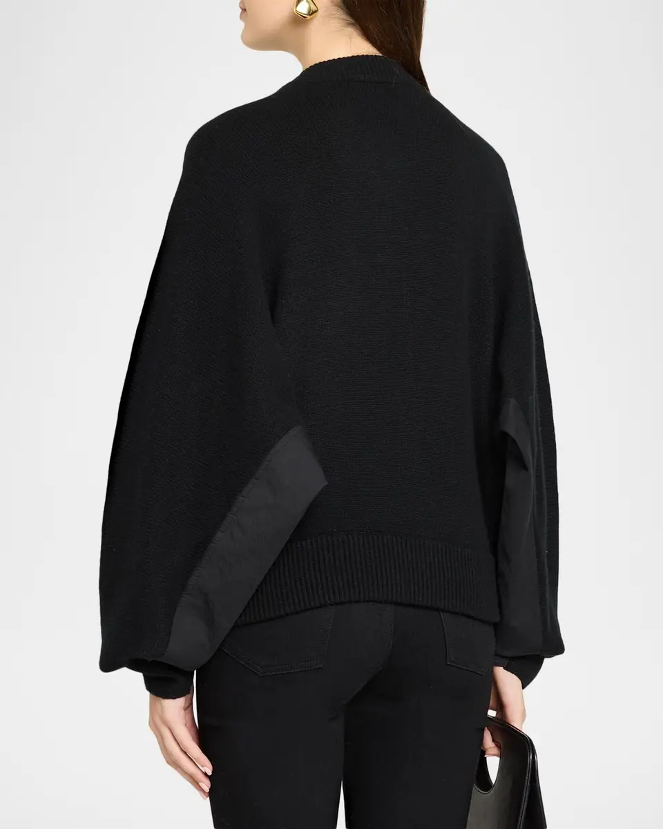 Frame The Contrast Cashmere Cardigan | Thumbnail 3