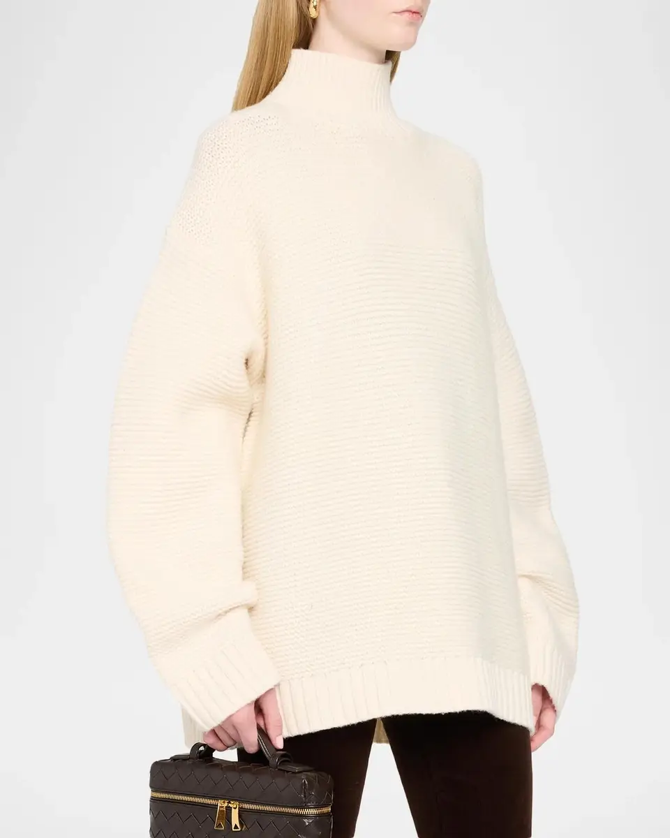 Frame The Links Wool Turtleneck Sweater | Thumbnail 4 Frame The Links Wool Turtleneck Sweater | Thumbnail 4