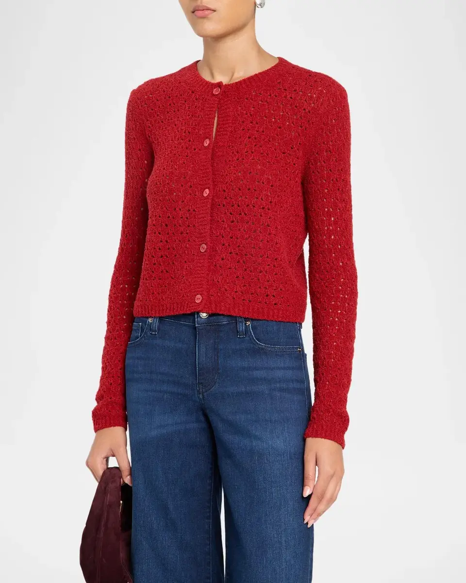 Frame The Chenille Cardigan | Thumbnail 4 Frame The Chenille Cardigan | Thumbnail 4