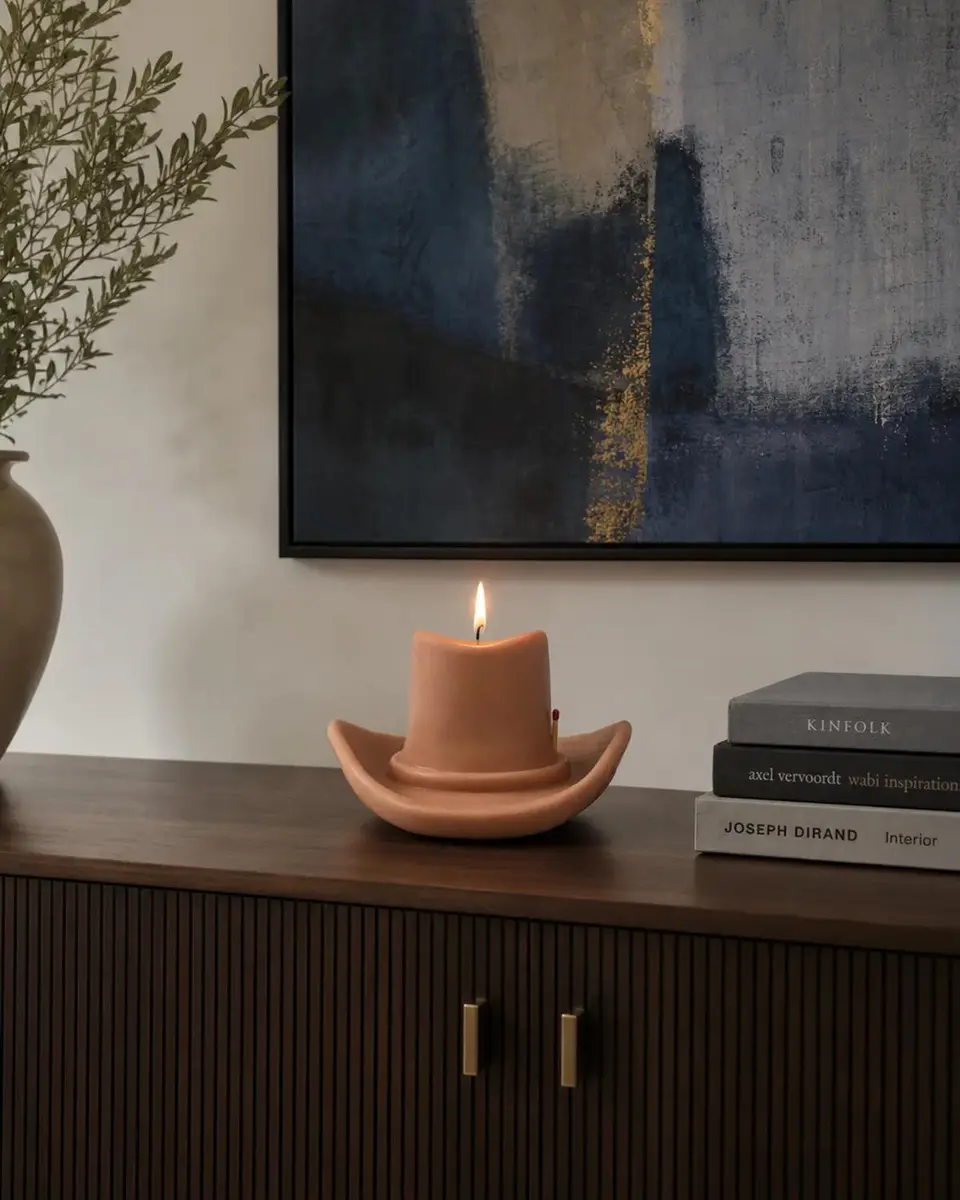 Davie Ocho Candle Co. Belle Star Cowboy Decorative Candle | Thumbnail 4 Davie Ocho Candle Co. Belle Star Cowboy Decorative Candle | Thumbnail 4