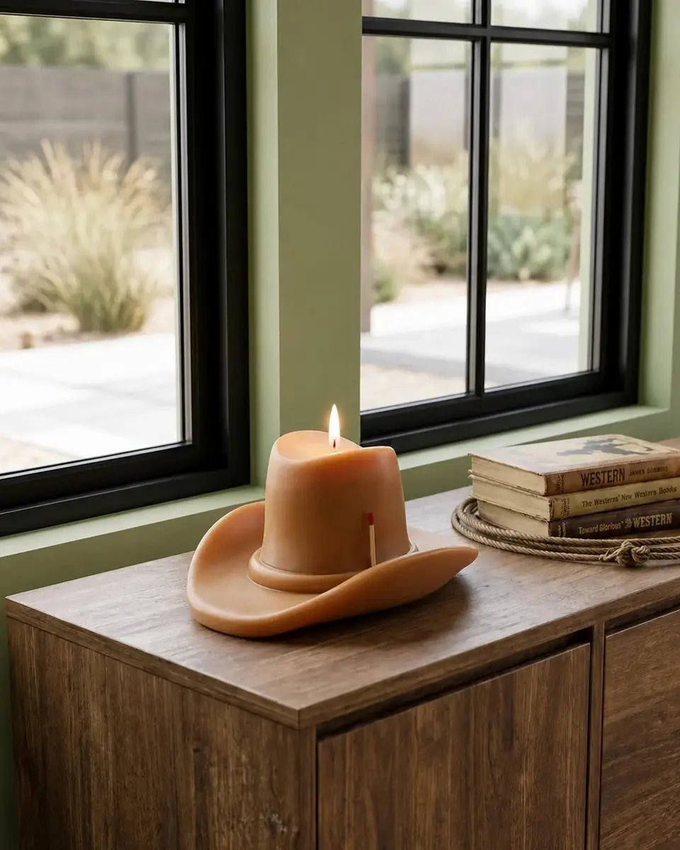 Davie Ocho Candle Co. Belle Star Cowboy Decorative Candle | Thumbnail 5 Davie Ocho Candle Co. Belle Star Cowboy Decorative Candle | Thumbnail 5