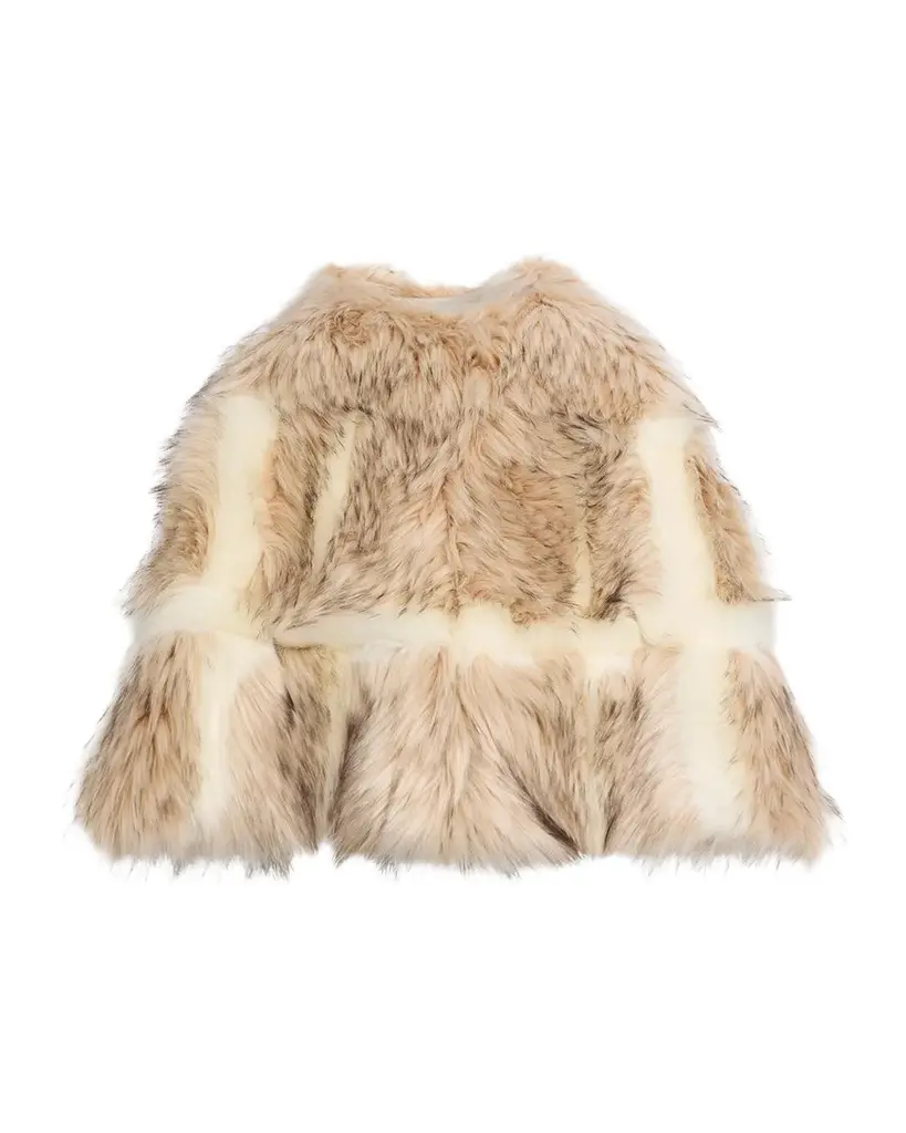 Page Faux Fur Cropped Cape Page Faux Fur Cropped Cape