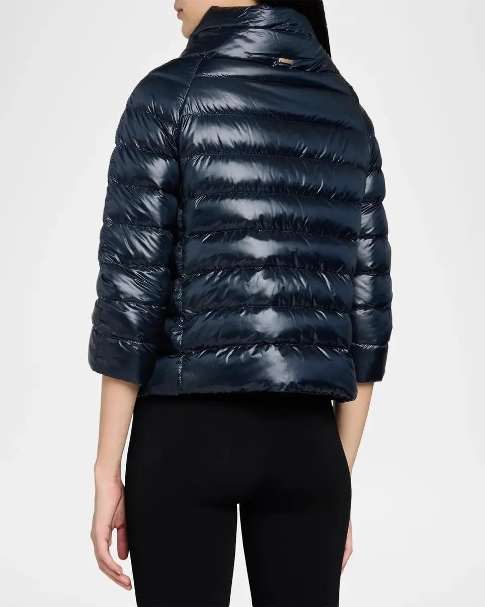 HERNO Iconico Piumino Sofia Water-Resistant Nylon Ultralight Puffer Jacket | Thumbnail 3 HERNO Iconico Piumino Sofia Water-Resistant Nylon Ultralight Puffer Jacket | Thumbnail 3
