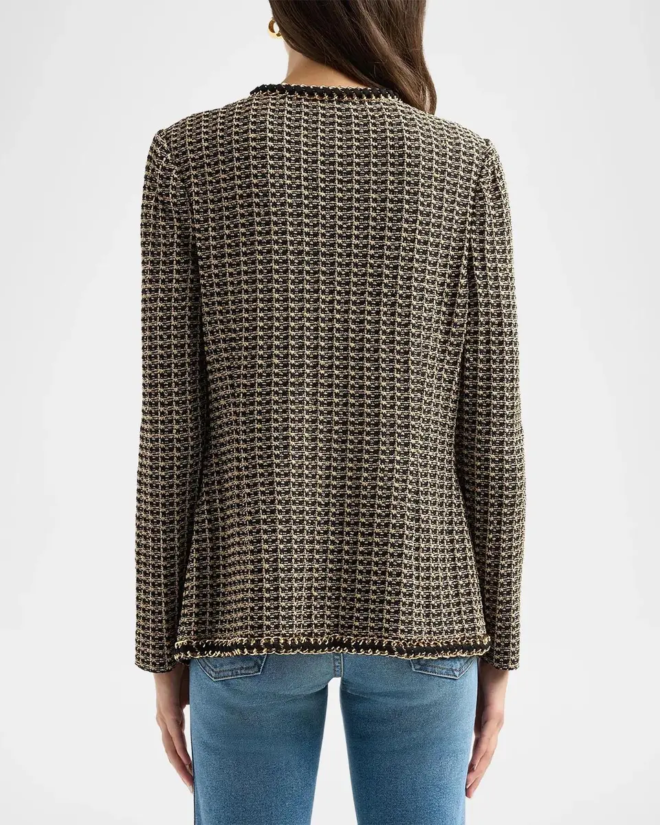 Misook Embellished Tweed Jacket | Thumbnail 3 Misook Embellished Tweed Jacket | Thumbnail 3