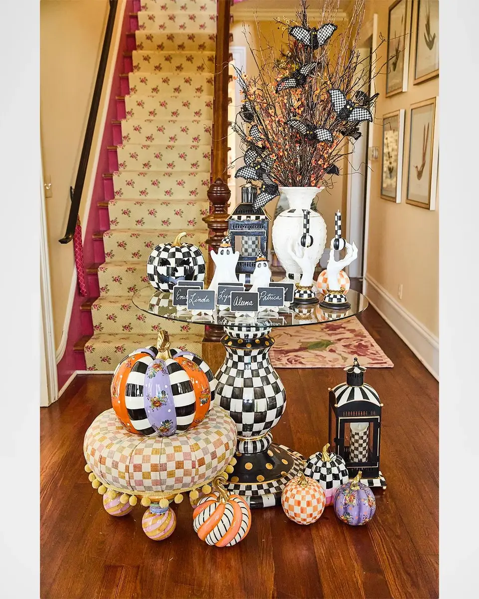 MacKenzie-Childs Medium Trick Or Treat Candy Swirl Pumpkin | Thumbnail 2 MacKenzie-Childs Medium Trick Or Treat Candy Swirl Pumpkin | Thumbnail 2