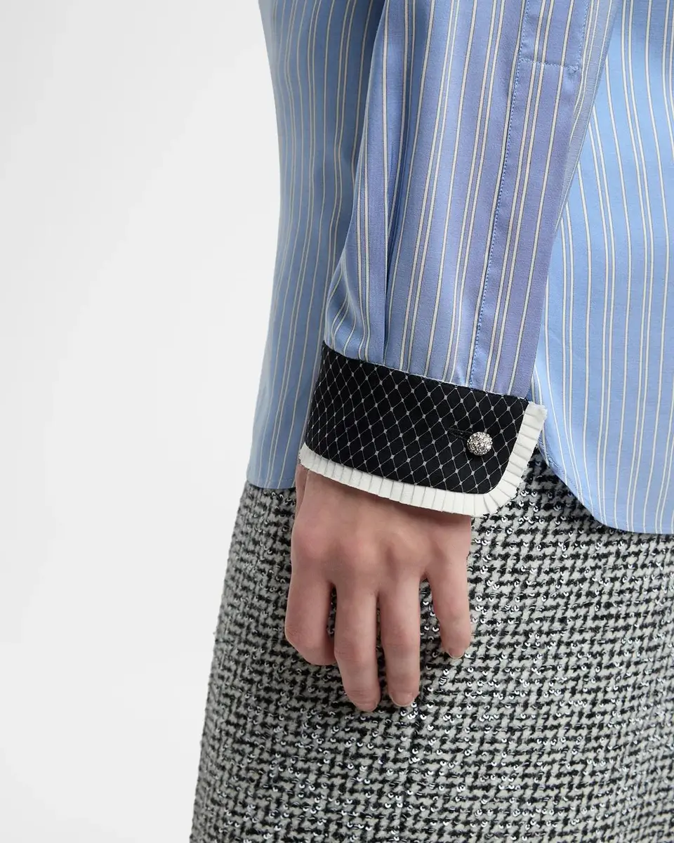 Tom Ford Striped Silk Button-Down Shirt | Thumbnail 5