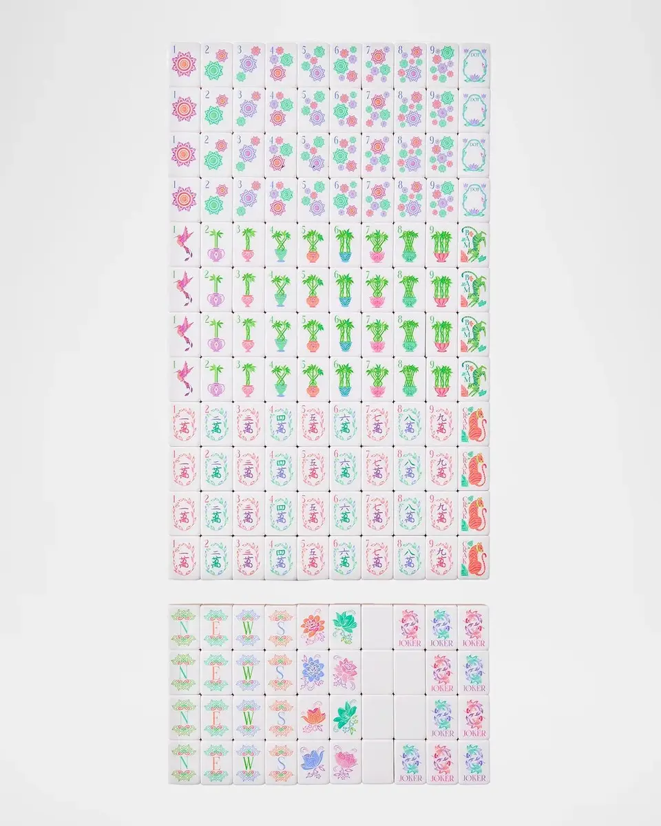Oh My Mahjong Pearlescent Mahjong Tile Set | Thumbnail 2 Oh My Mahjong Pearlescent Mahjong Tile Set | Thumbnail 2