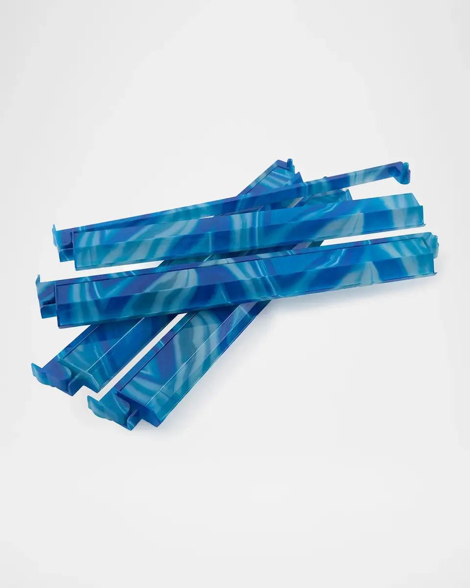 Oh My Mahjong Blue Lace Agate Racks & Pushers, Set of 4 | Thumbnail 3 Oh My Mahjong Blue Lace Agate Racks & Pushers, Set of 4 | Thumbnail 3