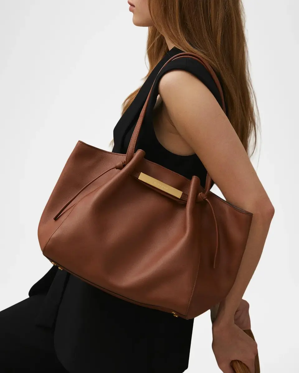 PARIS/64 Manhattan Pleated Leather Tote Bag | Thumbnail 2 PARIS/64 Manhattan Pleated Leather Tote Bag | Thumbnail 2