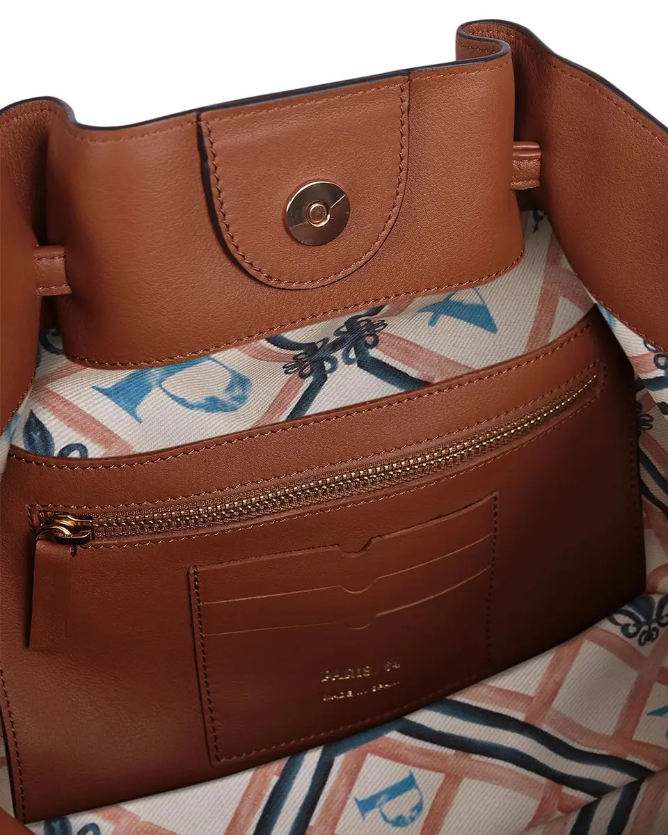 PARIS/64 Manhattan Pleated Leather Tote Bag | Thumbnail 4 PARIS/64 Manhattan Pleated Leather Tote Bag | Thumbnail 4