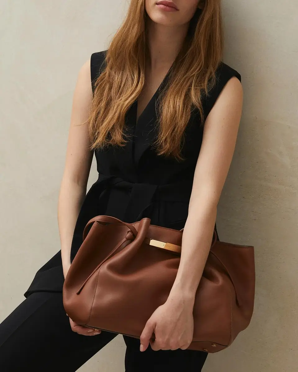 PARIS/64 Manhattan Pleated Leather Tote Bag | Thumbnail 7 PARIS/64 Manhattan Pleated Leather Tote Bag | Thumbnail 7