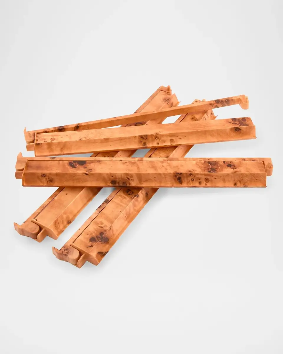 Oh My Mahjong Burl Racks & Pushers, Set of 4 | Thumbnail 3 Oh My Mahjong Burl Racks & Pushers, Set of 4 | Thumbnail 3