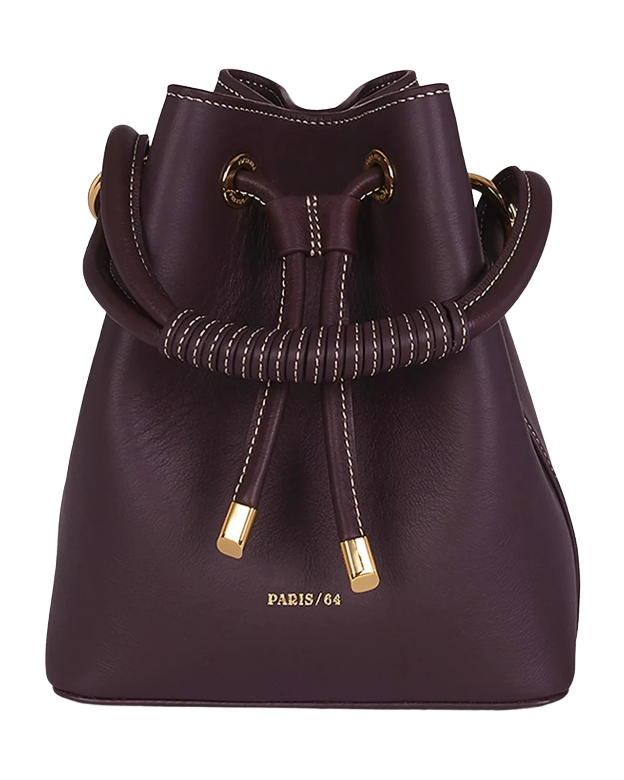 PARIS/64 Studio Leather Bucket Crossbody Bag