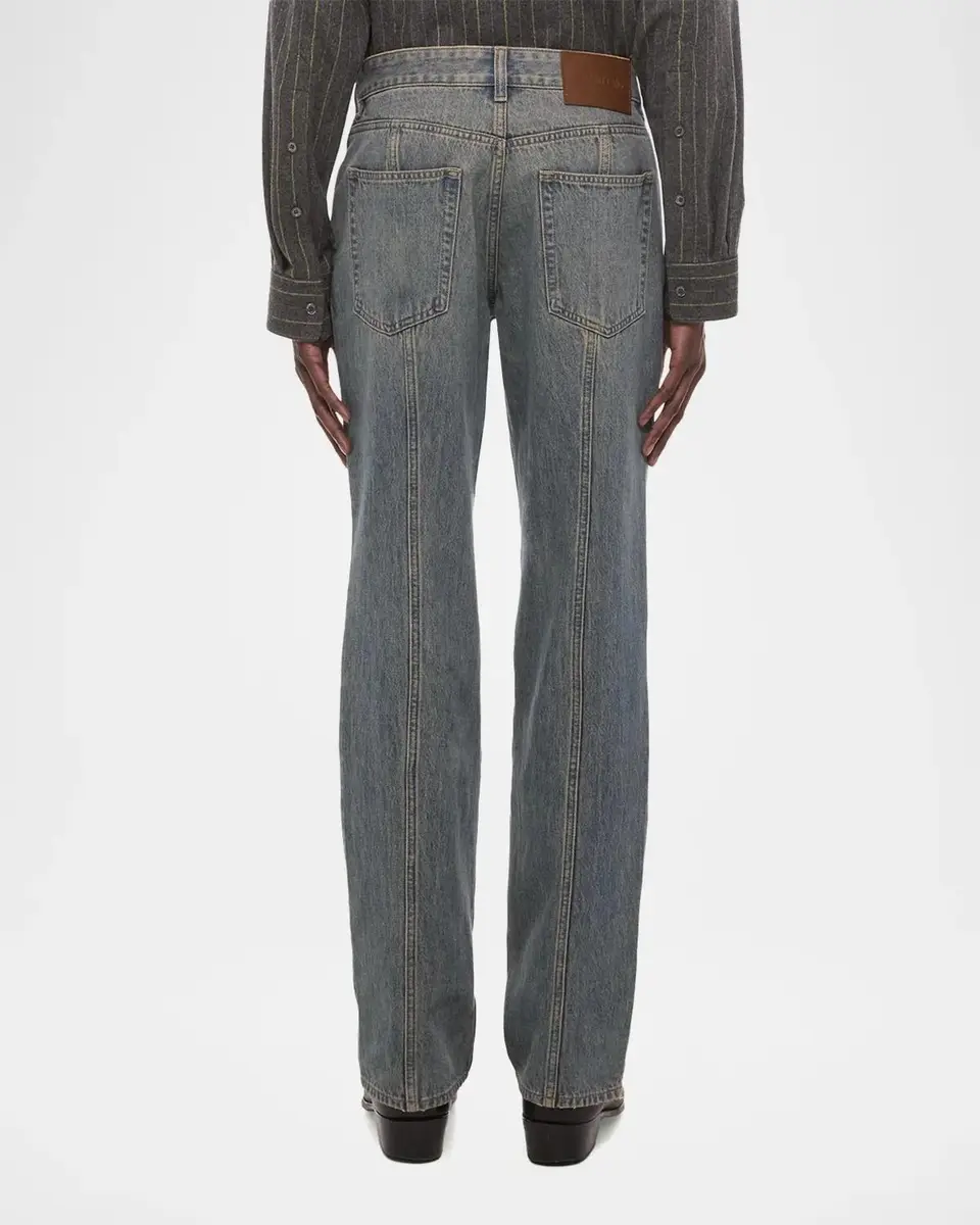 Helmut Lang Men's Vintage Wash Straight-Fit Jeans | Thumbnail 3 Helmut Lang Men's Vintage Wash Straight-Fit Jeans | Thumbnail 3