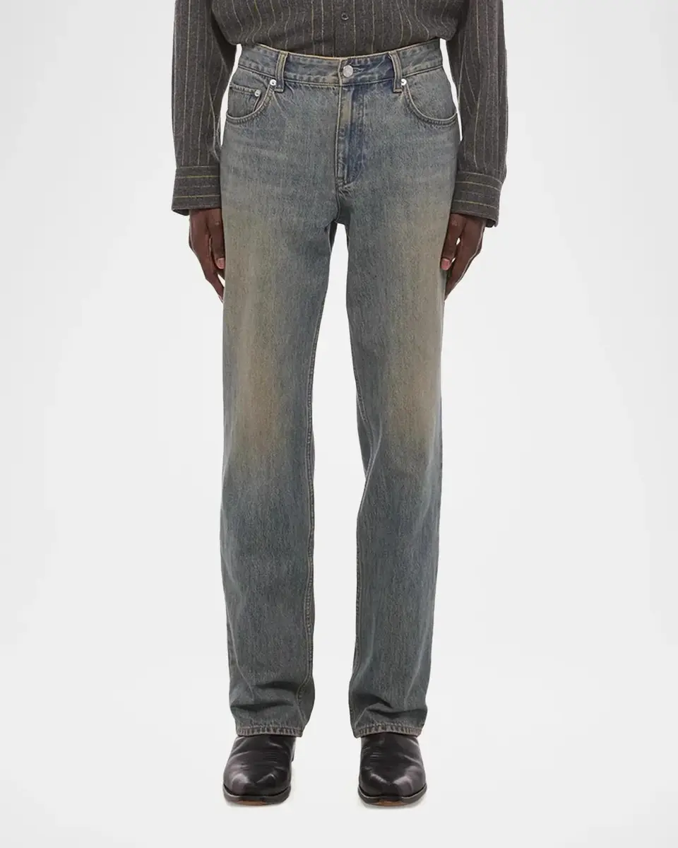 Helmut Lang Men's Vintage Wash Straight-Fit Jeans | Thumbnail 4 Helmut Lang Men's Vintage Wash Straight-Fit Jeans | Thumbnail 4