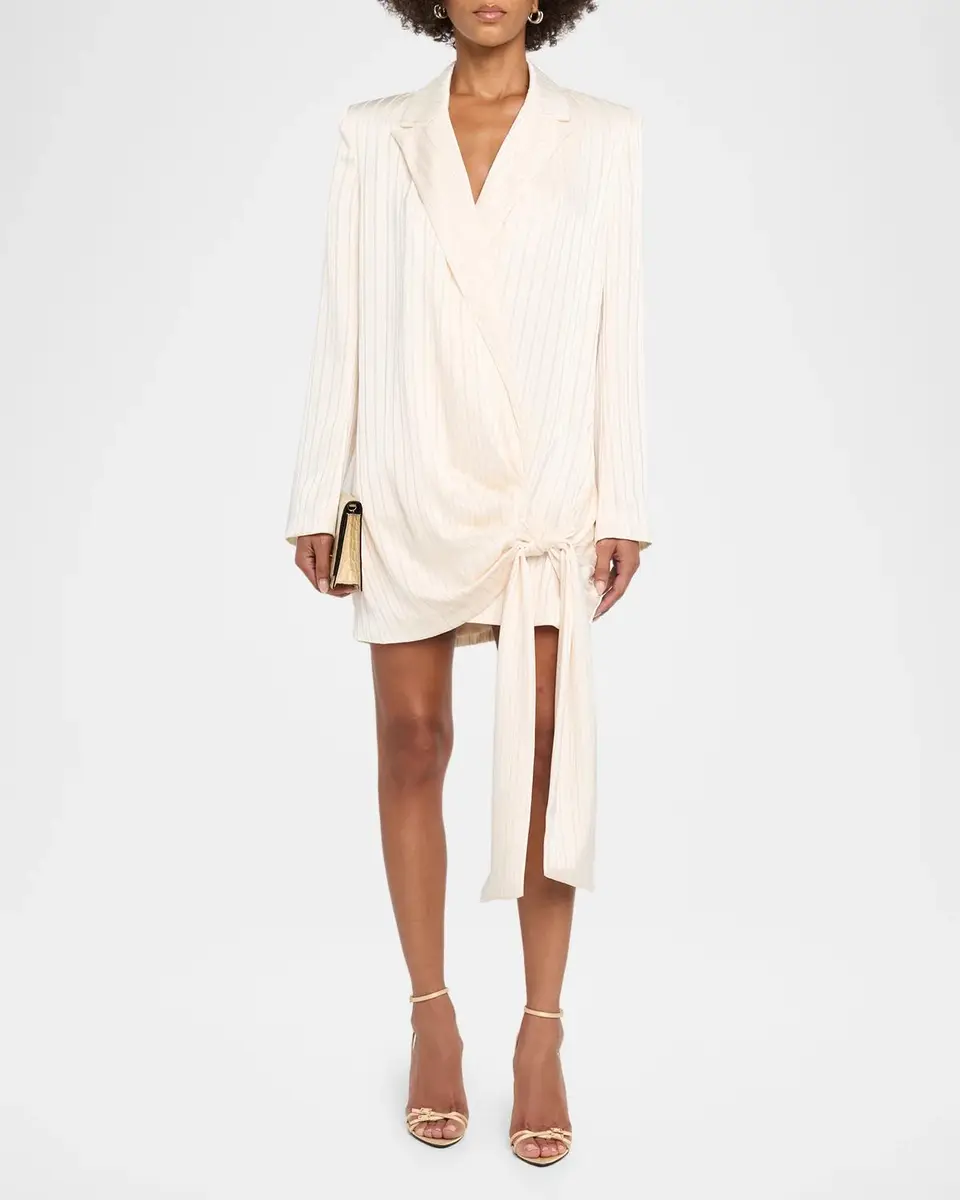 Ramy Brook Irina Pinstriped Mini Dress | Thumbnail 2 Ramy Brook Irina Pinstriped Mini Dress | Thumbnail 2