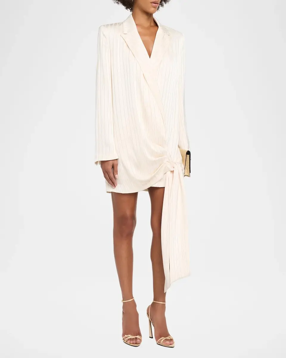 Ramy Brook Irina Pinstriped Mini Dress | Thumbnail 4 Ramy Brook Irina Pinstriped Mini Dress | Thumbnail 4