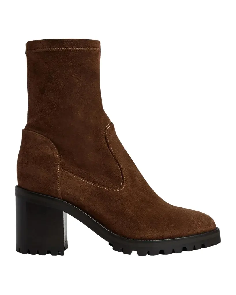 Aquatalia 75mm Joplin Waterproof Suede Ankle Boots