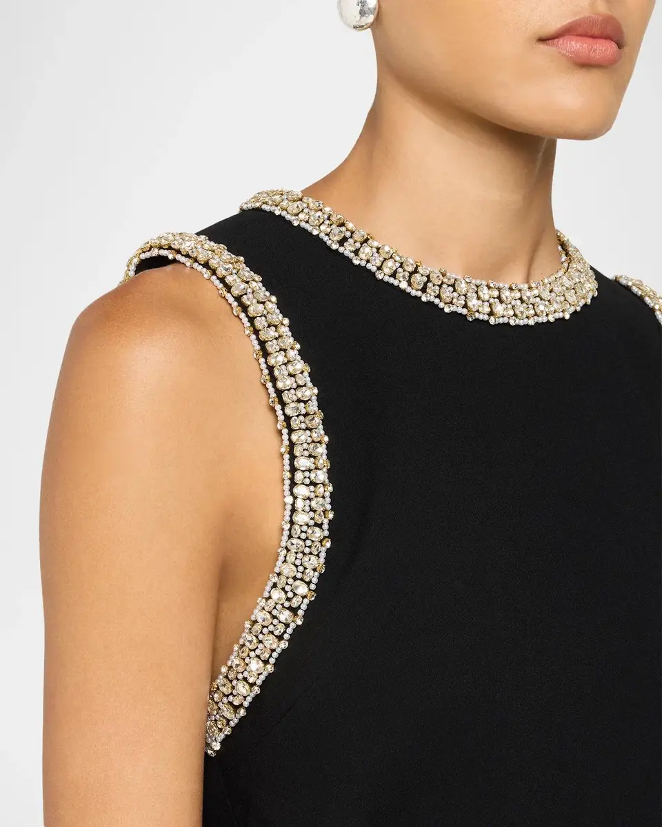 Alice + Olivia Amal Crystal Embellished Boxy Tank Top | Thumbnail 5 Alice + Olivia Amal Crystal Embellished Boxy Tank Top | Thumbnail 5