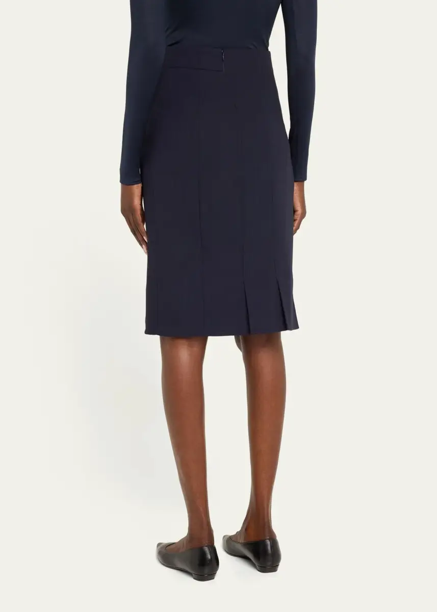 Akris Wool-Blend Knee-Length Pencil Skirt | Thumbnail 3 Akris Wool-Blend Knee-Length Pencil Skirt | Thumbnail 3