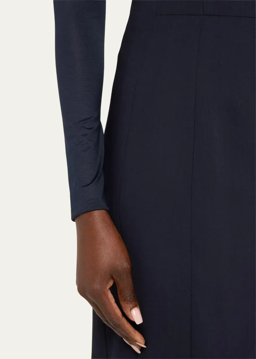 Akris Wool-Blend Knee-Length Pencil Skirt | Thumbnail 5 Akris Wool-Blend Knee-Length Pencil Skirt | Thumbnail 5
