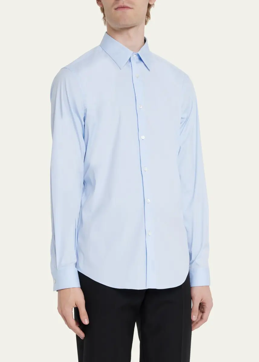 Theory Men's Sylvain Tailored-Fit Sport Shirt | Thumbnail 4 Theory Men's Sylvain Tailored-Fit Sport Shirt | Thumbnail 4