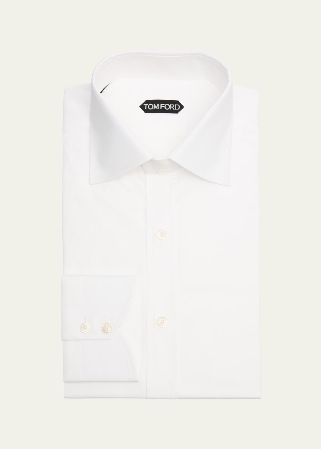 Tom Ford Men's Classic-Fit Cotton Dress Shirt