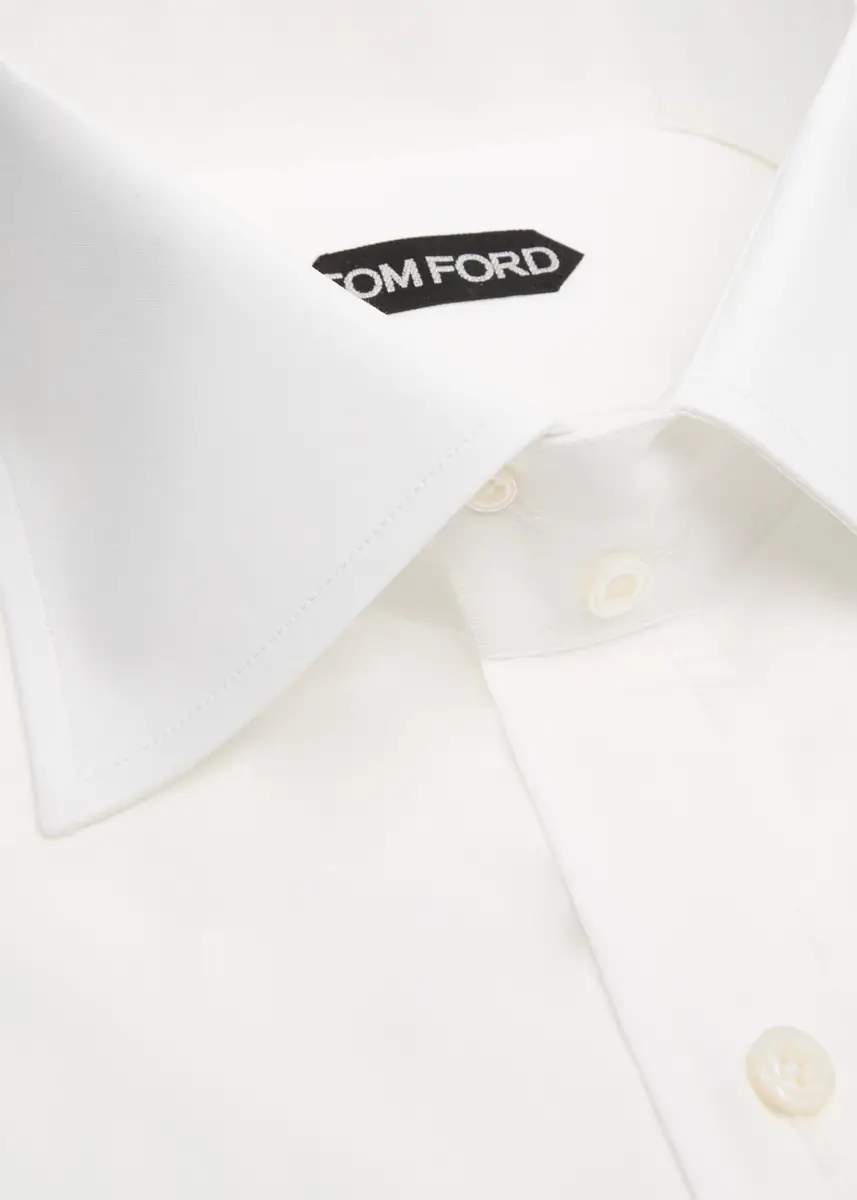 Tom Ford Men's Classic-Fit Cotton Dress Shirt | Thumbnail 2 Tom Ford Men's Classic-Fit Cotton Dress Shirt | Thumbnail 2